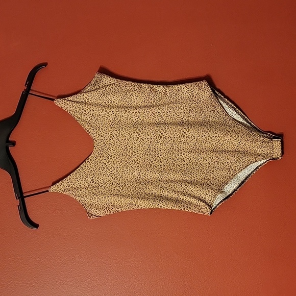 gaze | Tops | S Leopard Print Bodysuit Cheetah Animal Print Sexy Small ...